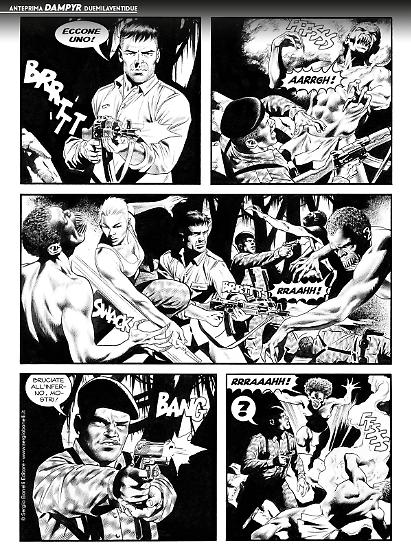 Dampyr 2022 - tavola di Arturo Lozzi.