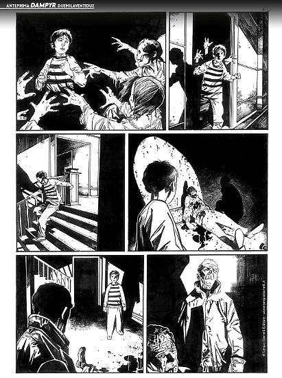 Dampyr 2022 - tavola di Luca Rossi.