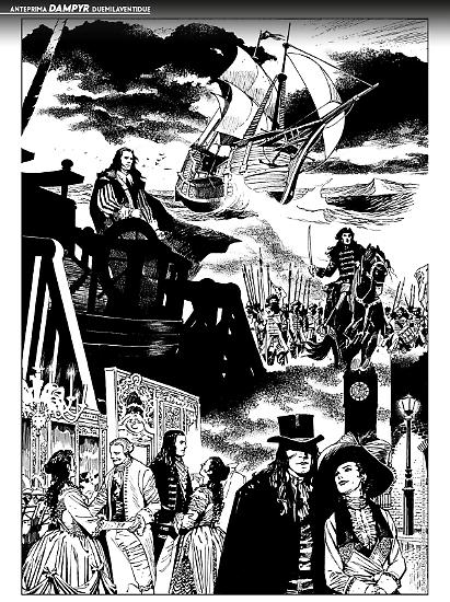 Dampyr 2022 - tavola di Stefano Andreucci.