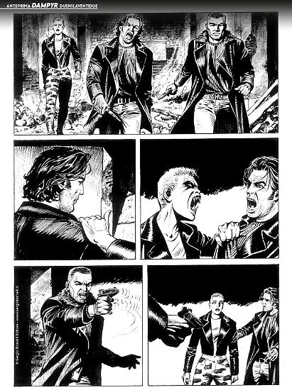 Dampyr 2022 - tavola di Maurizio Dotti.