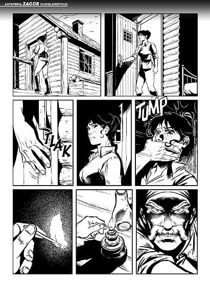 Zagor 2022 - Tavola di Anna Lazzarini.