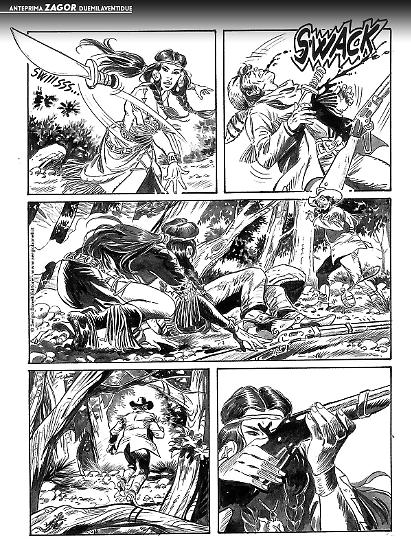 Zagor 2022 - Tavola di Massimo Pesce.