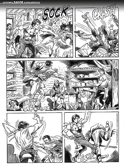 Zagor 2022 - Tavola di Massimo Pesce.