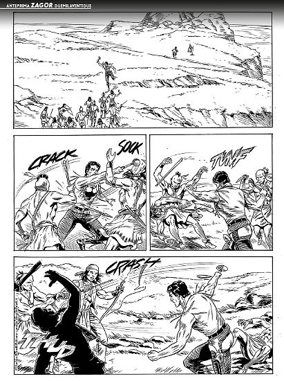 Zagor 2022 - Tavola di Giuliano Piccininno.