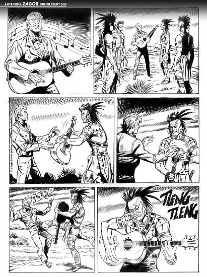 Zagor 2022 - Tavola di Mauro Laurenti.