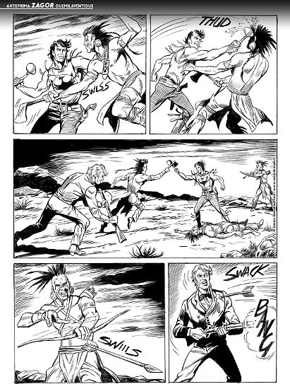 Zagor 2022 - Tavola di Mauro Laurenti.