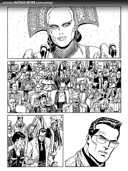 Nathan Never 2022 - Tavola di Bepi Vigna e Dante Bastianoni.