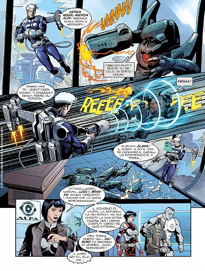 Nathan Never 2022 - Nathan Never Justice League, di Adriano Barone, Bepi Vigna Michele Medda e Sergio Giardo.