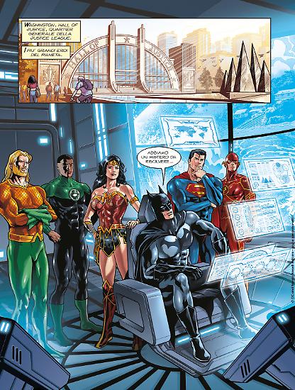Nathan Never 2022 - Nathan Never Justice League, colori di Daria Cerchi, Virginia Chiabotti e Mariano De Biase.