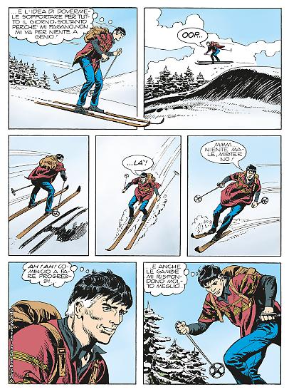 "Sangue sulla neve", di Guido Nolitta e Roberto Diso.