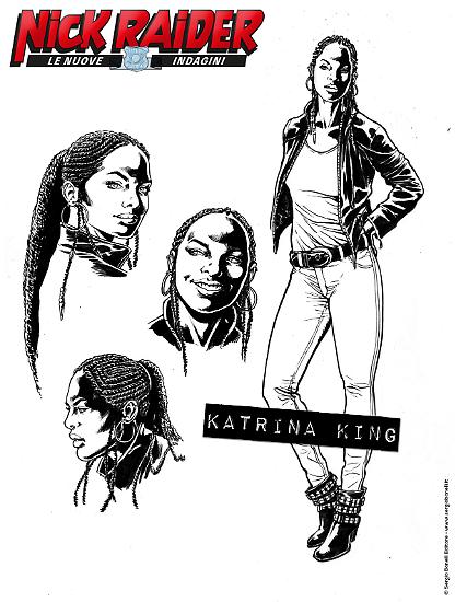 Katrina King, una donna decisamente d'azione.