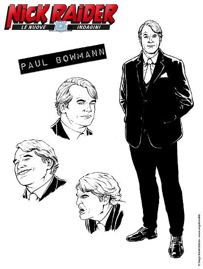 L'agente della scientifica Paul Bowmann.