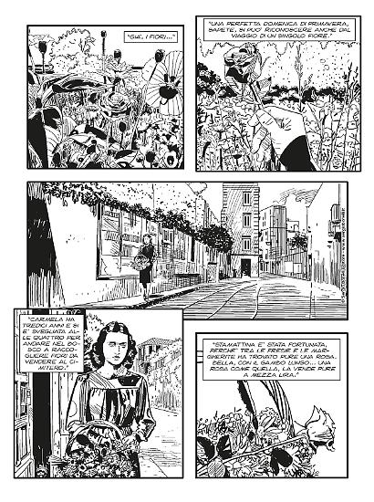 "Il viaggio di una rosa", testi di Maurizio de Giovanni e Claudio Falco, disegni di Luigi Siniscalchi.