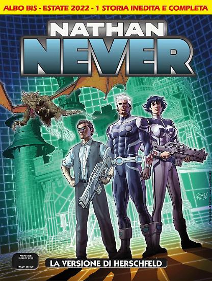 La copertina di Sergio Giardo per "La versione di Herschfeld", Nathan Never 373 Bis.