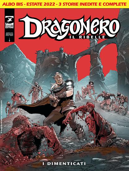 La copertina di Gianluca Pagliarani da "I dimenticati", Dragonero il ribelle 33 Bis.