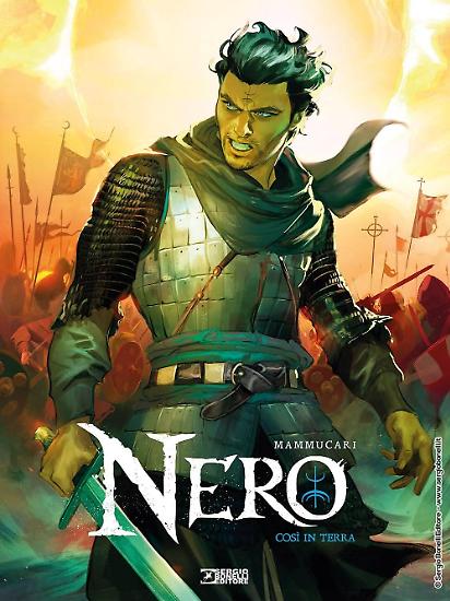 La copertina di Emiliano Mammucari per "Nero. Volume I - Così in Terra".