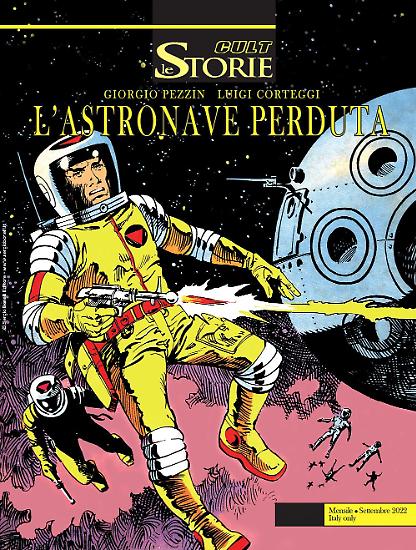 La copertina di Luigi Corteggi per "L'astronave perduta", Le Storie 119.