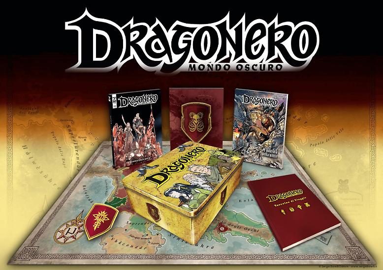 Road to Lucca 2022 - Il contenuto del box Dragonero L'Era Oscura.