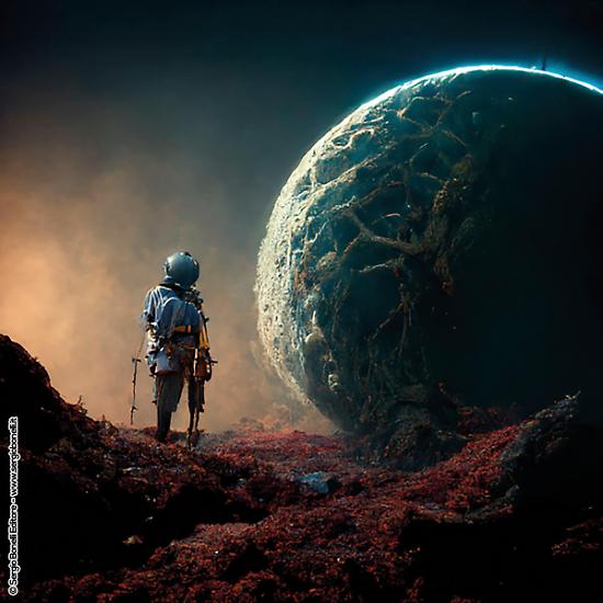 La copertina di Sergio Giardo & Midjourney per Nathan Never 379 Variant in stile realistico.