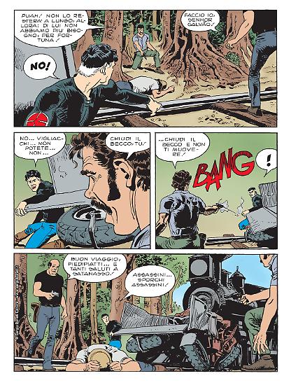 "Caccia all'uomo" ultima parte, di Guido Nolitta e Roberto Diso.