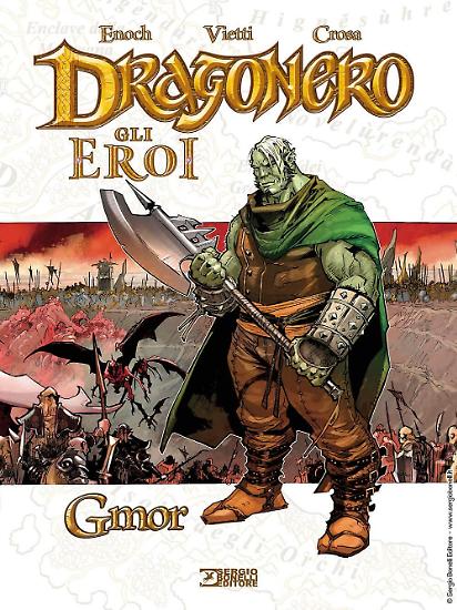 La copertina di Michele Rubini per Dragonero. Gli Eroi - Gmor