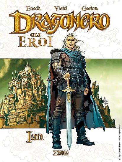 La copertina di Michele Rubini per Dragonero. Gli Eroi - Ian