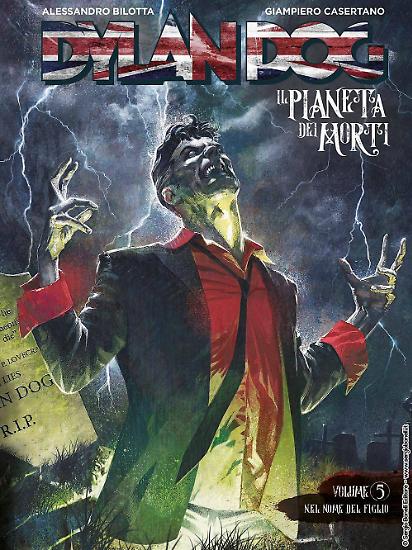 La copertina di Marco Mastrazzo per Dylan Dog. Il pianeta dei morti 5