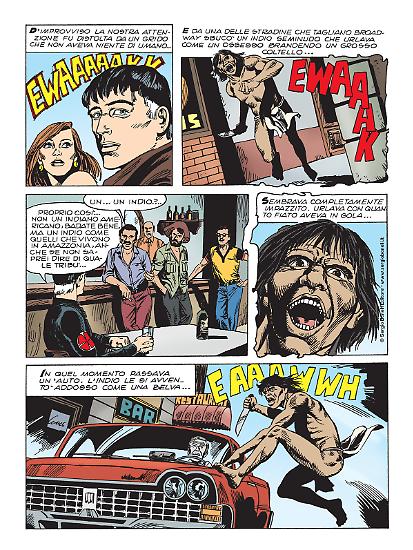 "Un indio a New York", di Alfredo Castelli e Domenico e Stefano Di Vitto.