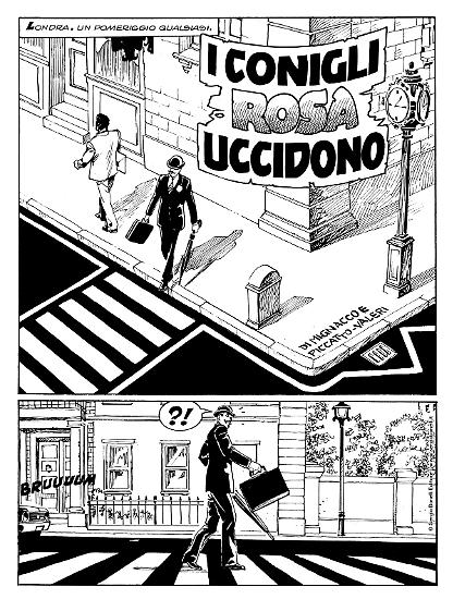"I conigli rosa uccidono", Dylan Dog 24, di Mignacco e Piccatto.