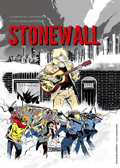 La copertina di Luca Casalanguida per "Cani Sciolti. Stonewall".
