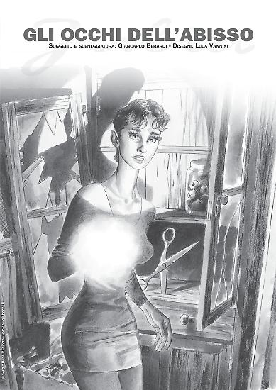 Il frontespizio che introduce la prima avventura dell'Indagatrice dell'animo