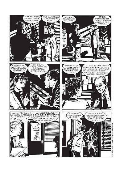 Una tavola tratta da "Gli occhi dell'abisso", testi di Giancarlo Berardi, disegni di Luca Vannini