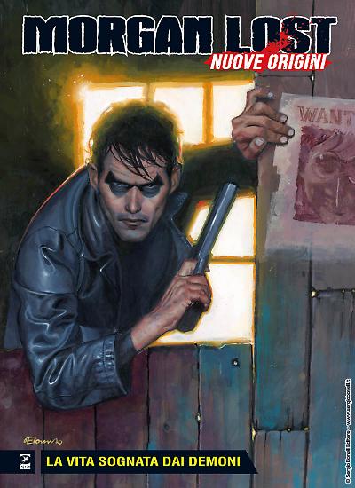 La copertina di Fabrizio De Tommaso per "La vita sognata dai demoni", Morgan Lost Nuove Origini 1.