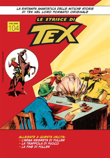 La copertina del fascicolo n.104, all'interno testi di Maurizio Colombo e Gianni Bono.