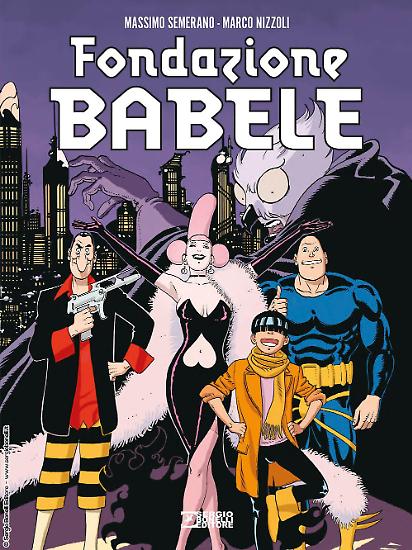 La copertina di Marco Nizzoli per "Fondazione Babele".