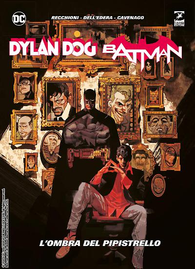 La copertina di Gigi Cavenago per "Dylan Dog Batman. L'ombra del pipistrello".