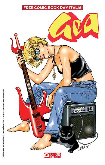 La copertina dell'albetto dedicato a Gea per il Free Comic Book Day 2023.