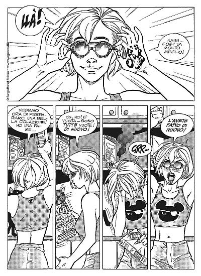 Una tavola scritta e disegnata da Luca Enoch da "Gea 1. Il baluardo".