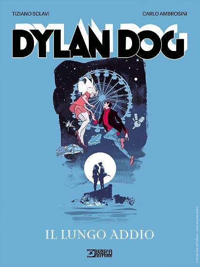 La copertina di "Il lungo addio", illustrazione di Gigi Cavenago.
