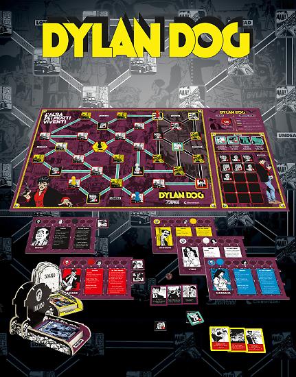 Il tabellone di gioco, le pedine, le carte e tutto quanto vi servirà per divertirvi con il gioco dell'Indagatore dell'Incubo firmato da Clementoni!