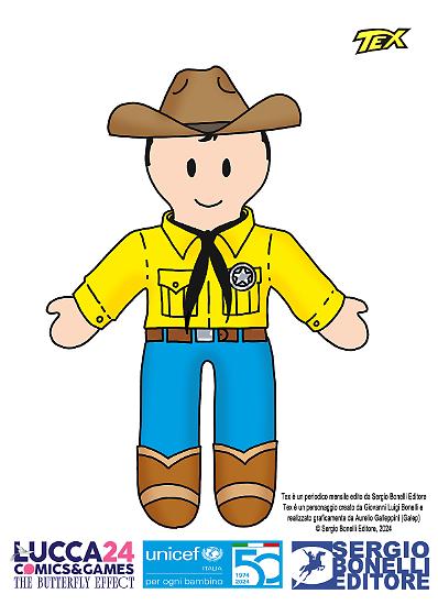 Il bozzetto della Pigotta di Tex!