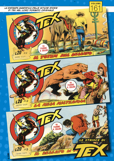 Le copertine delle strisce presenti nella centosessantunesima uscita.