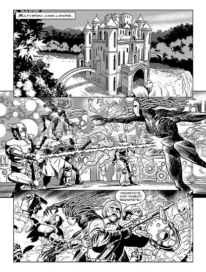 Nathan Never 403 "Multiversi", testi Adriano Barone, disegni Sergio Giardo.