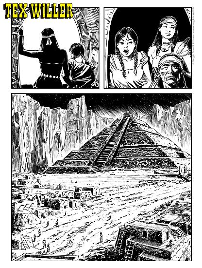 Anteprima Tex 2025 - disegni di Roberto de Angelis.