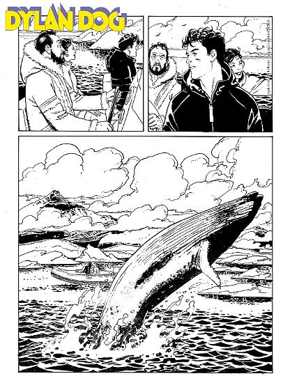 Anteprima Dylan Dog 2025 - tavola di Lorenza Ghinelli, Giovanni Eccher e, ai disegni, Marco Nizzoli.