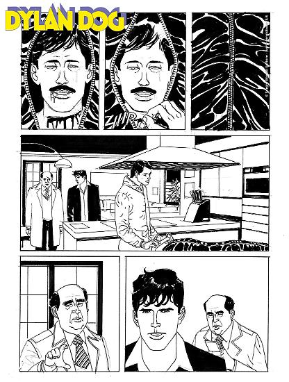Anteprima Dylan Dog 2025 - tavola di Giovanni De Feo, ai disegni Piero Dall'Agnol e Renato Riccio.