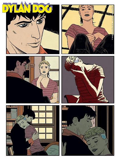 Anteprima Dylan Dog 2025 - tavola di Barbara Baraldi, ai disegni Sergio Algozzino.