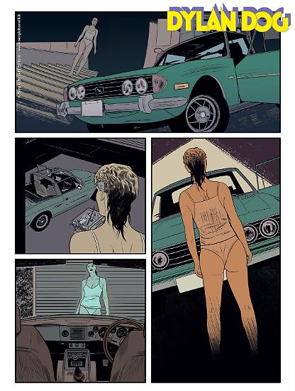 Anteprima Dylan Dog 2025 - tavola di Barbara Baraldi, ai disegni Sergio Algozzino.