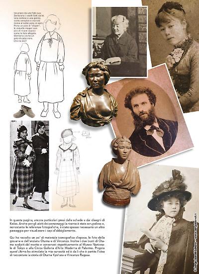 Le reference fotografie e non solo del personaggio di Otama e di suo marito Vincenzo.