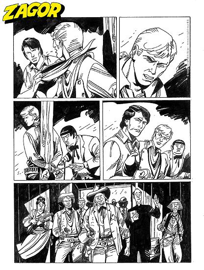 Zagor 2025 - tavola di Rodolfo Torti.